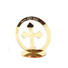 Lade das Bild in den Galerie-Viewer, Kreuz mit Kreis zum aufstellen