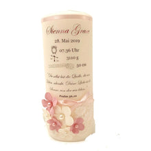 Lade das Bild in den Galerie-Viewer, Geburtskerze mit Fussabdruck